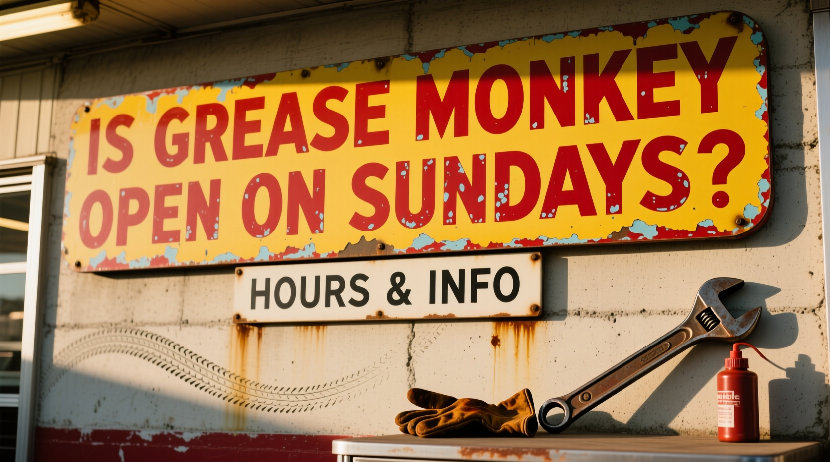 is grease monkey open on sundays