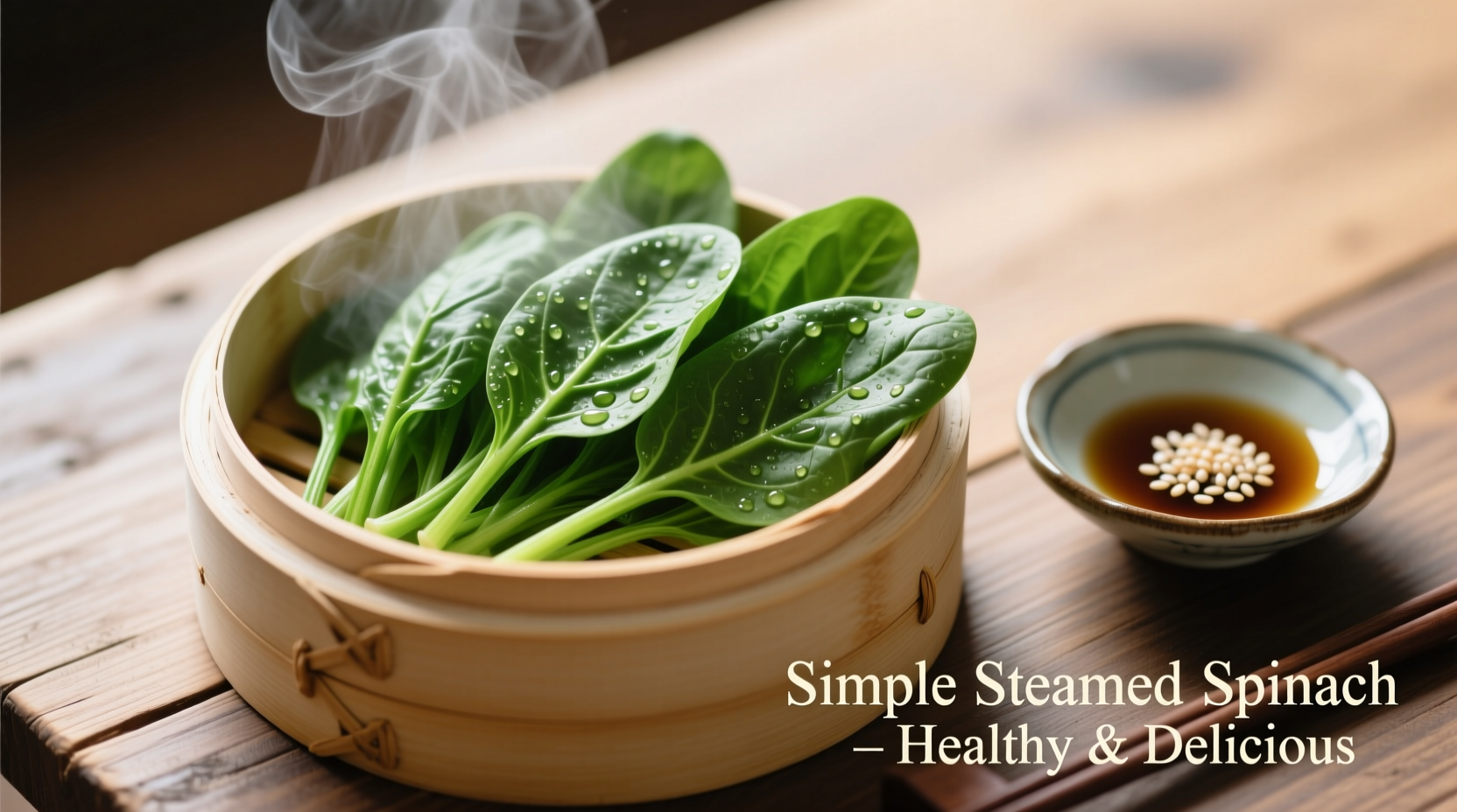Perfect Steamed Spinach Recipe in 6 Minutes