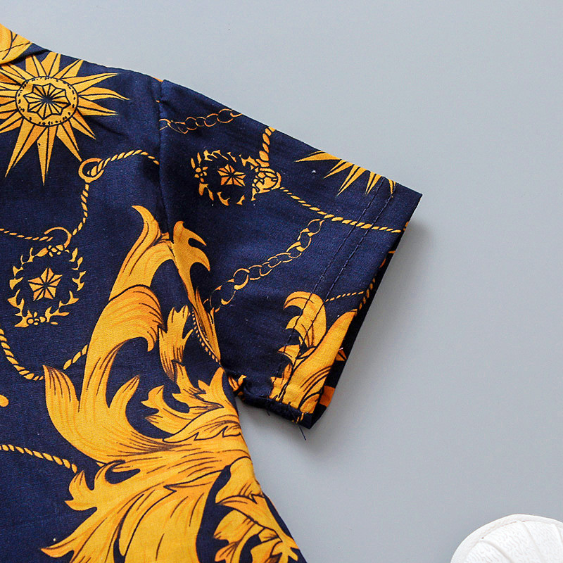 Boys clothing sets summer kids fashion cotton fashion shirts+shorts 2pcs suits for baby boys children holiday clothes