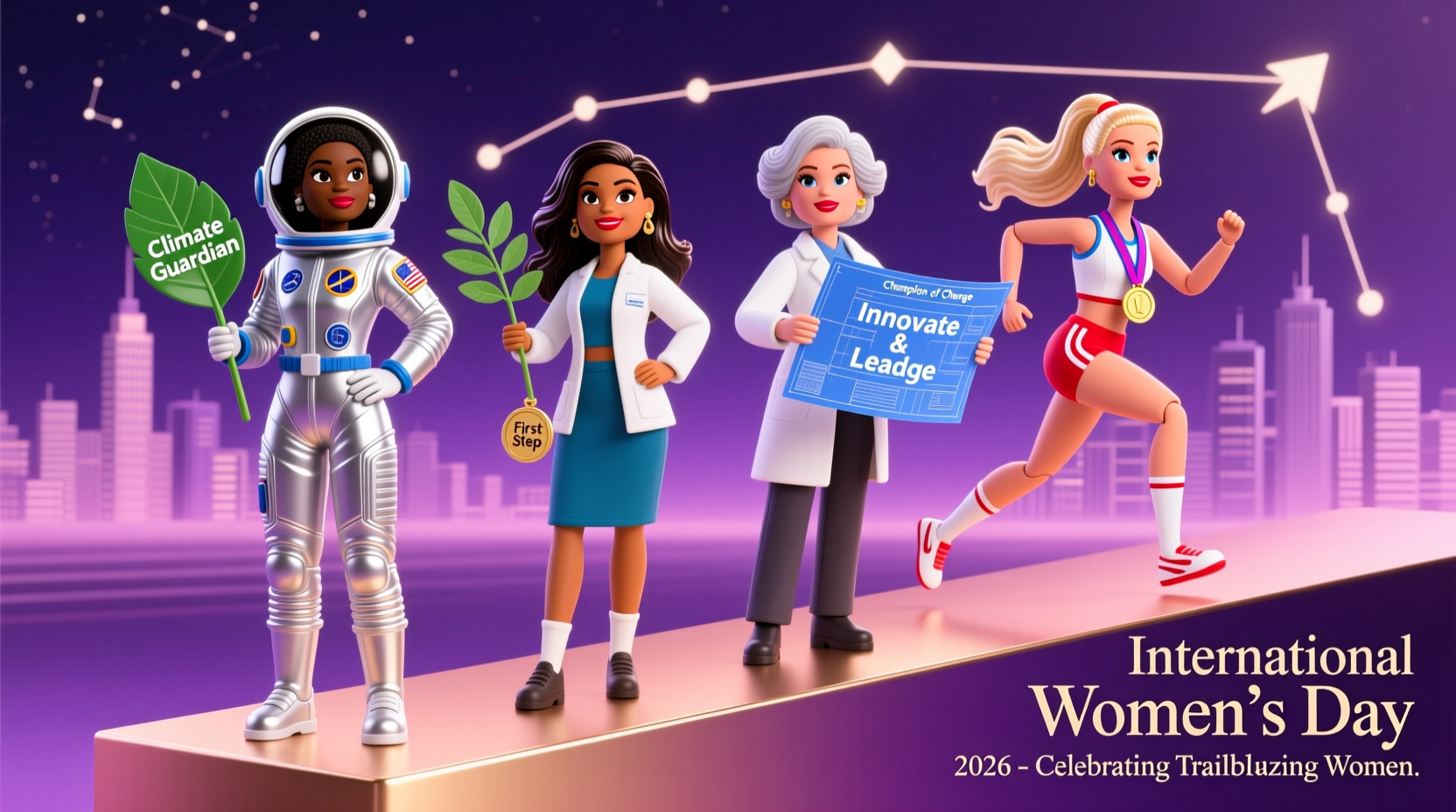 new barbie dolls for womens day