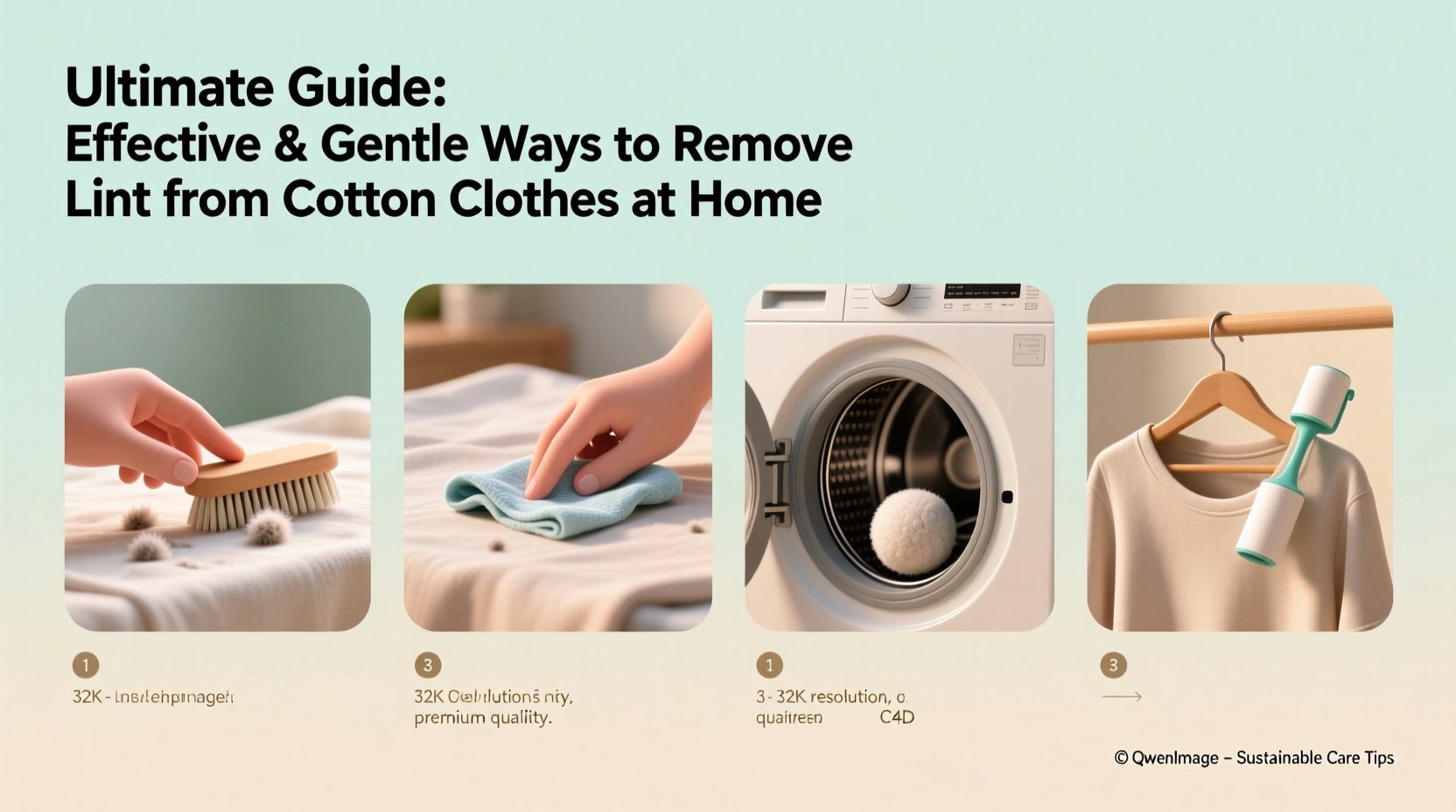 ultimate guide effective and gentle ways to remove lint from cotton clothes at home