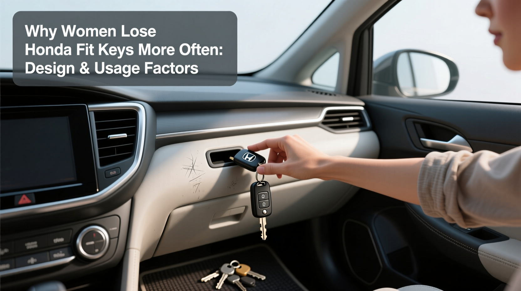 why women lose honda fit keys