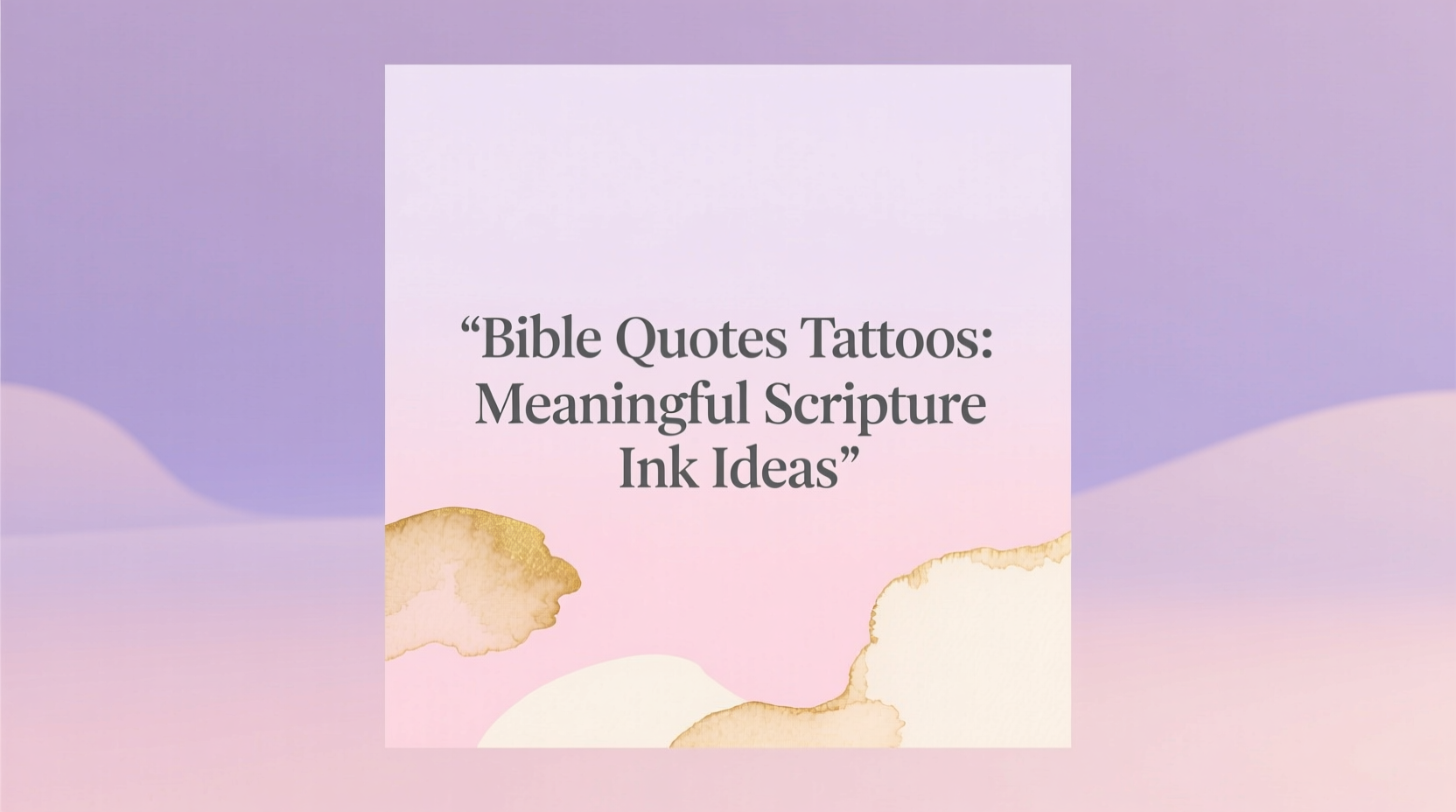 bible quotes tattoos
