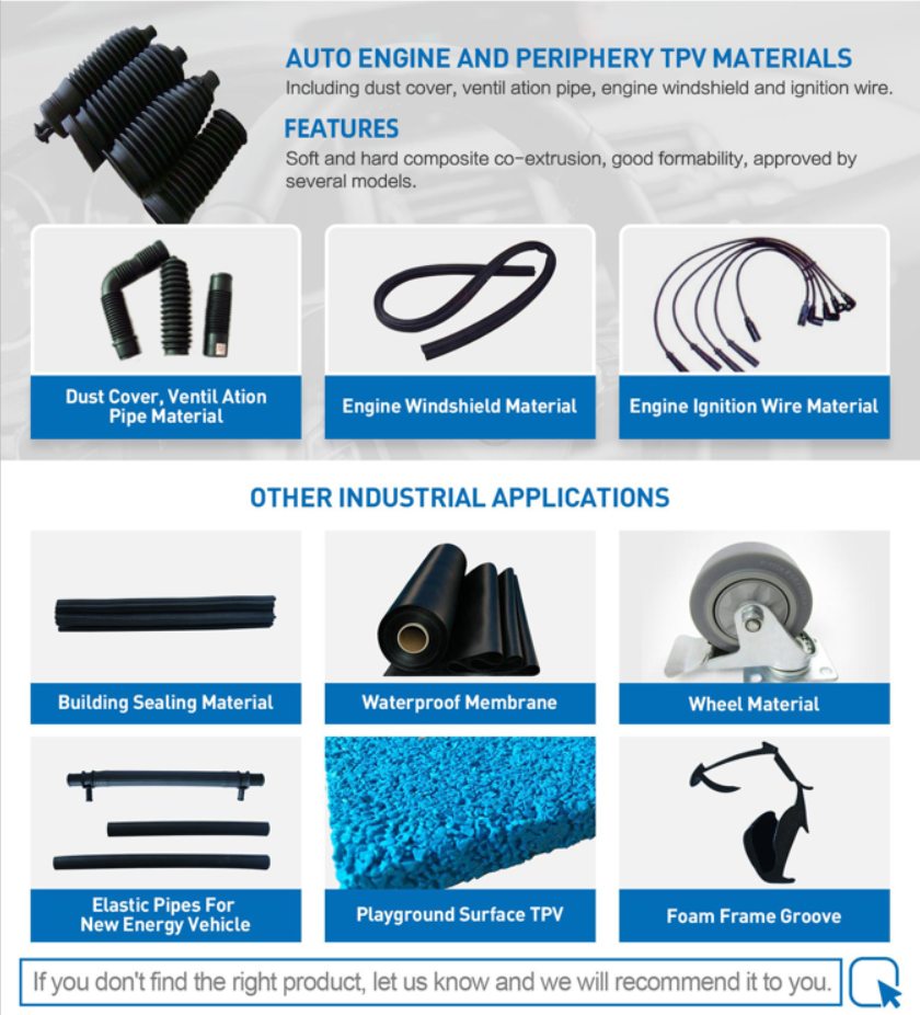TPE Plastic Raw Material Thermoplastic Elastomer Thermoplastic Rubber Extrusion Grade TPR TPE Resin