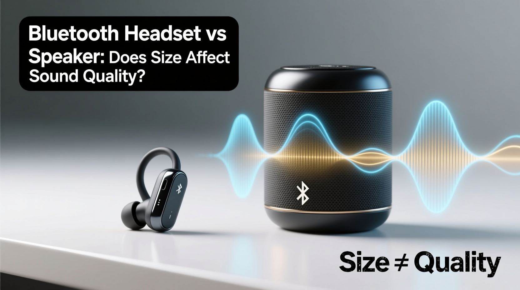 bluetooth headset vs bluetooth speaker does size really matter for sound quality