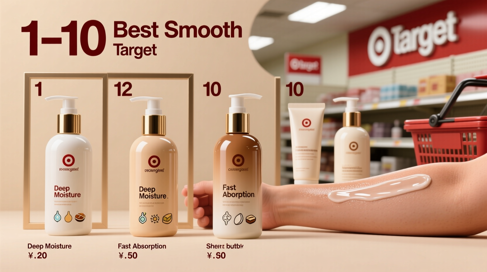 top 10 best lotion at target for smooth hydrated skin