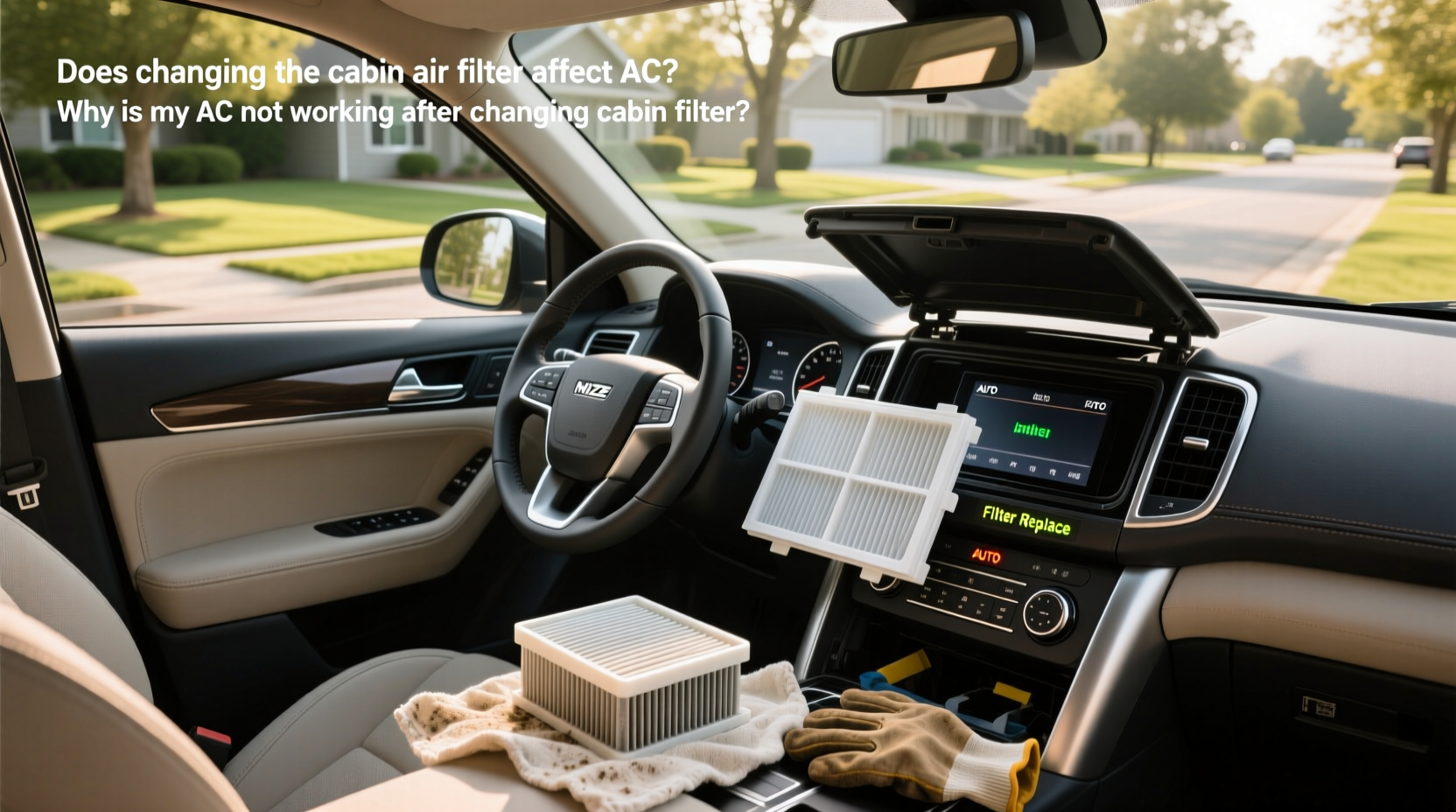 how to fix ac after changing cabin air filter guide