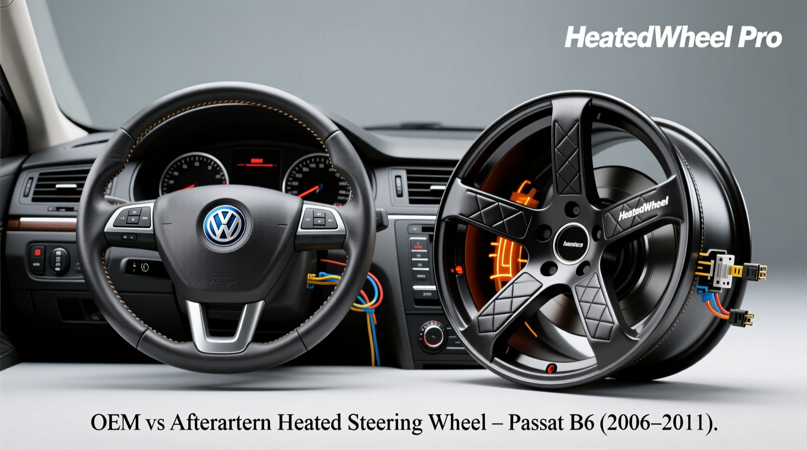passat b6 oem vs aftermarket heated wheel
