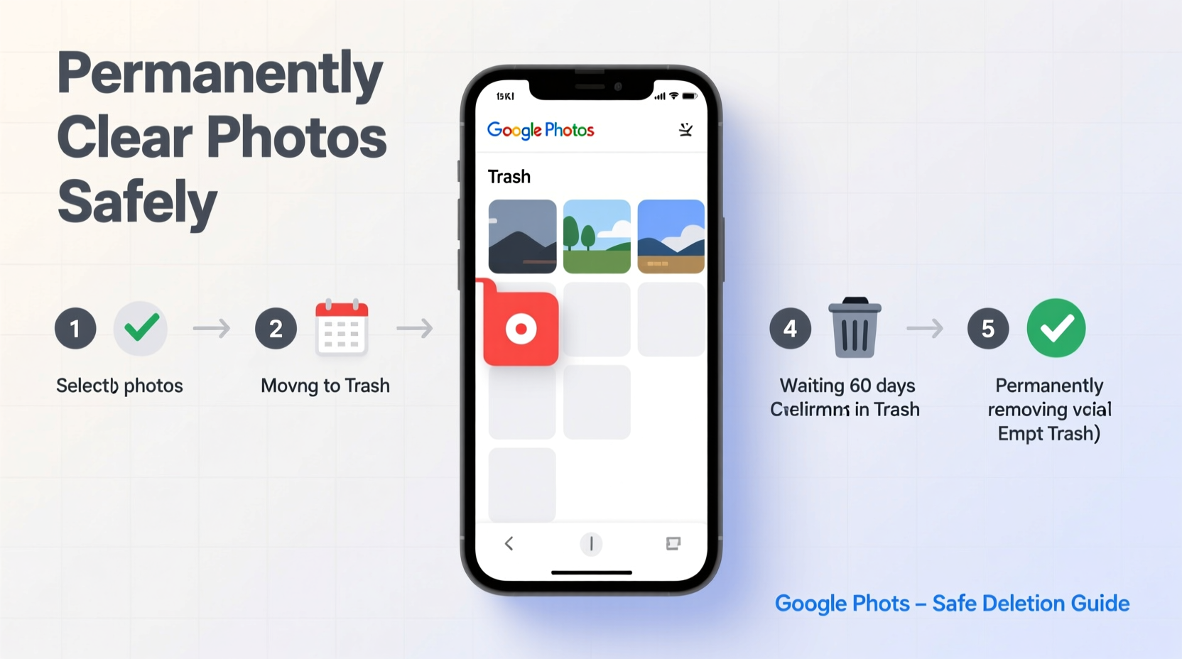 the complete guide to permanently clearing photos from google photos safely