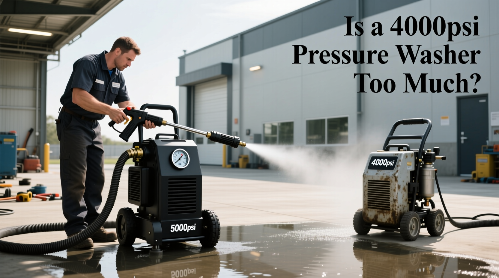 How to Choose Pressure Gun 5000psi, Is a 4000psi Pressure Washer Too Much?