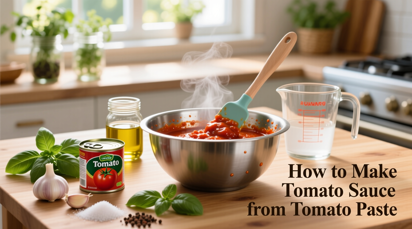 Make Tomato Sauce from Paste: Quick 3-Ingredient Recipe