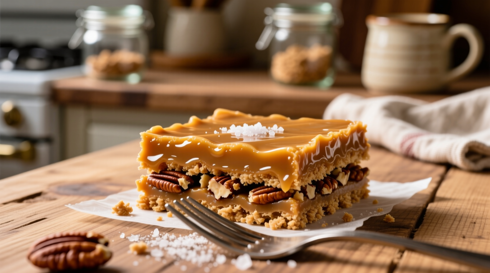 no bake butterscotch bars