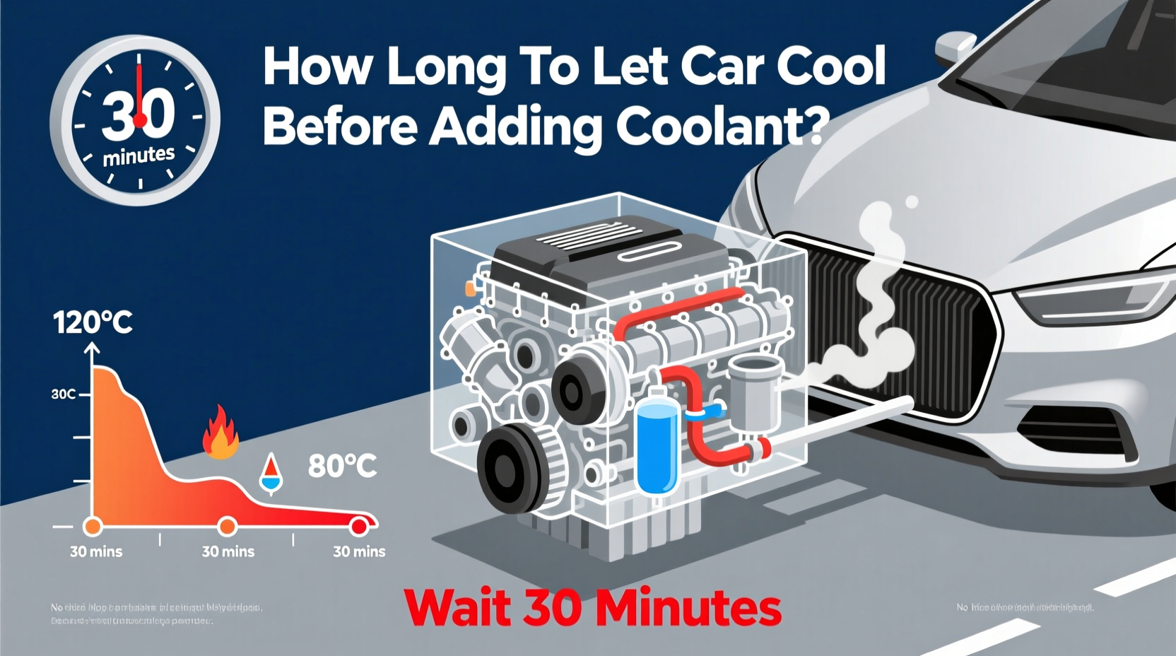 how long to let car cool before adding coolant