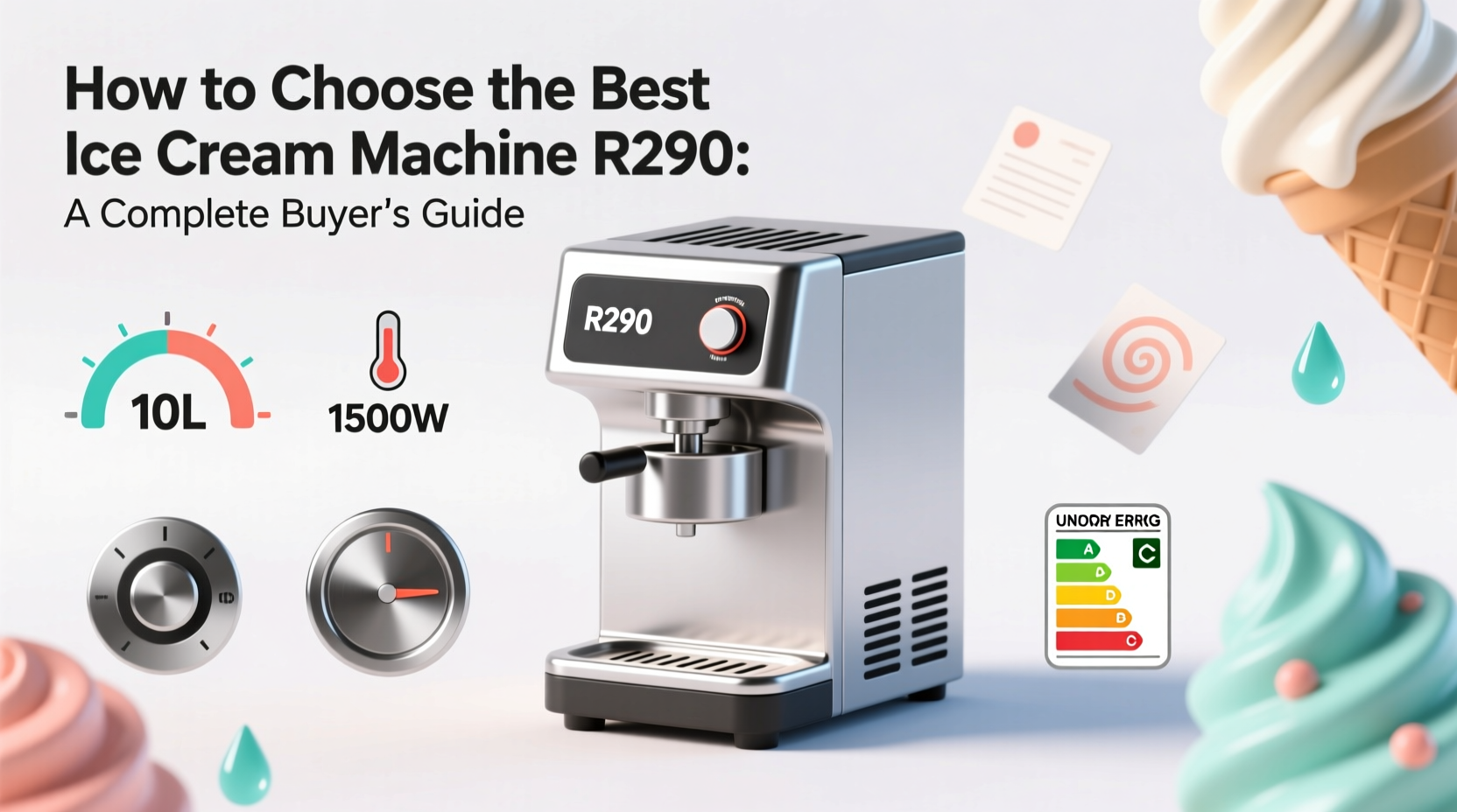 How to Choose the Best Ice Cream Machine R290: A Complete Buyer's Guide