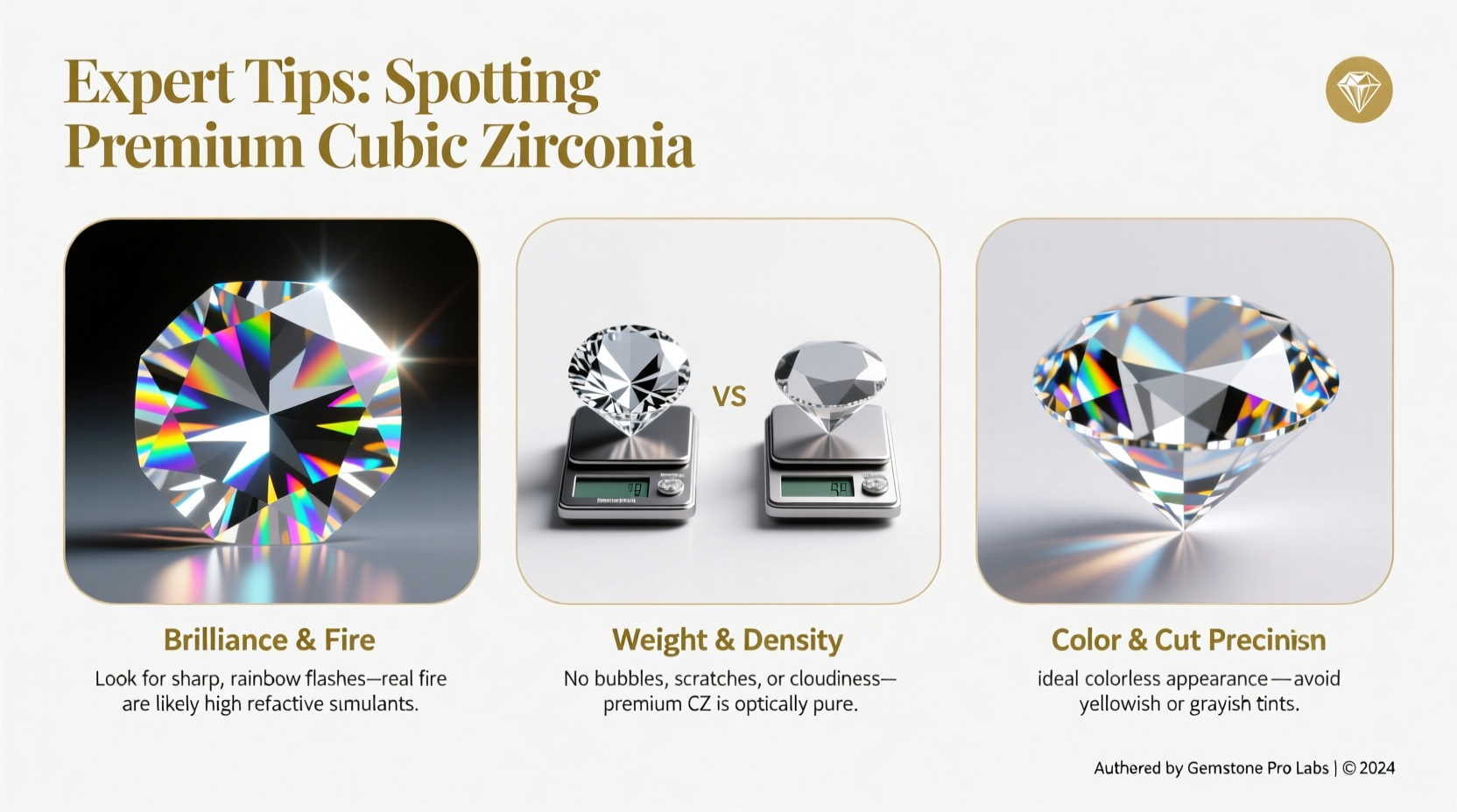 expert tips to identify high quality cubic zirconia stones like a pro