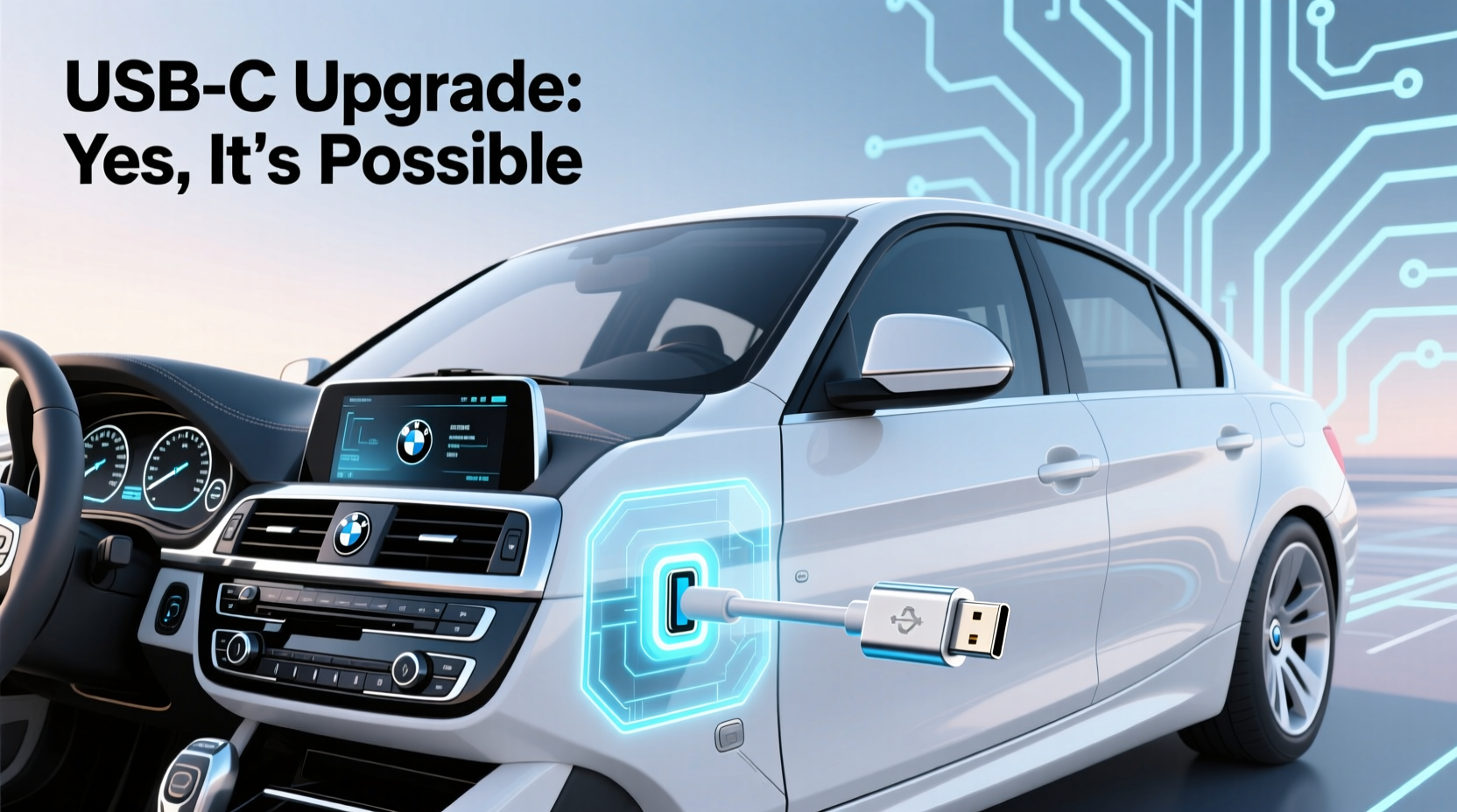 e90 usb c upgrade