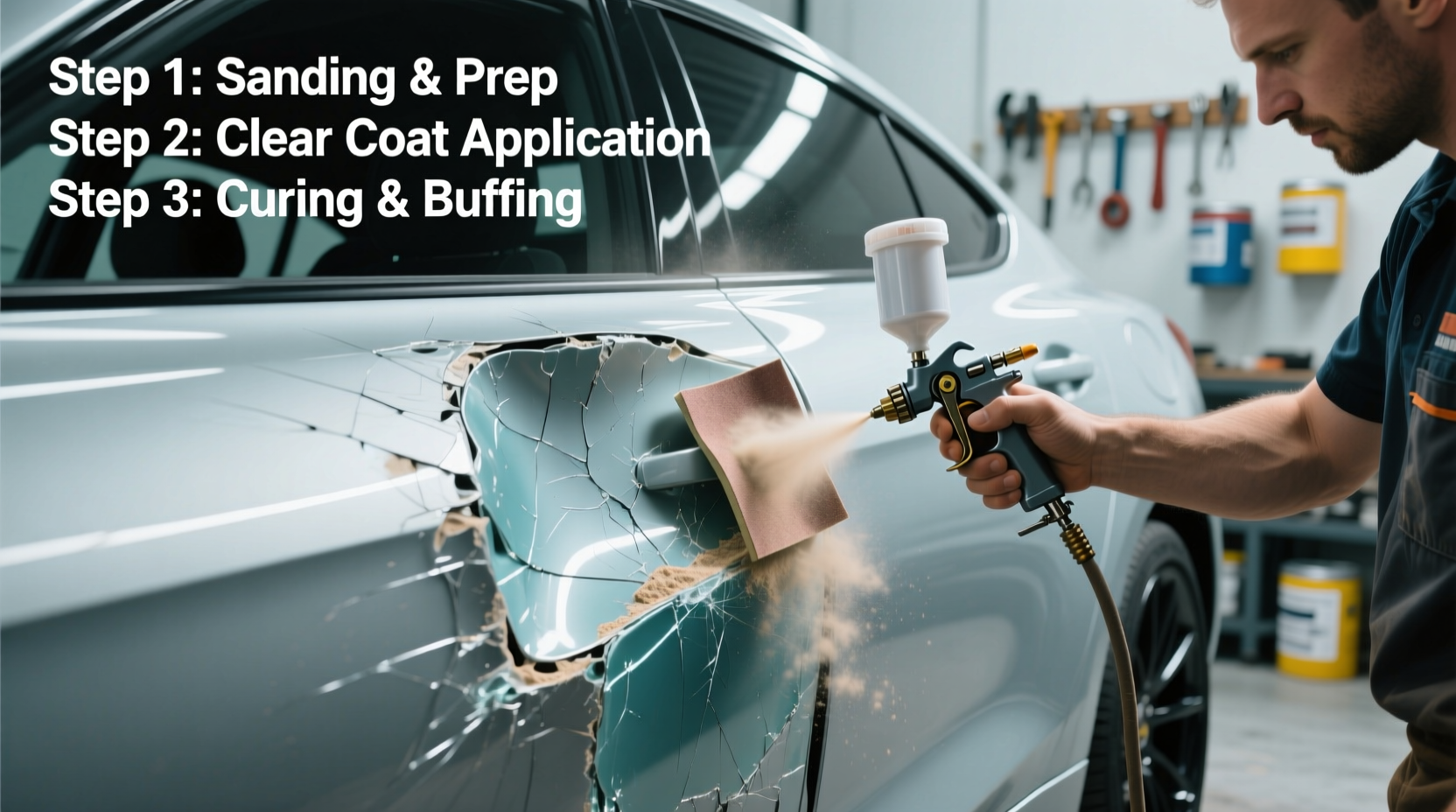 how do you fix clear coat on a car