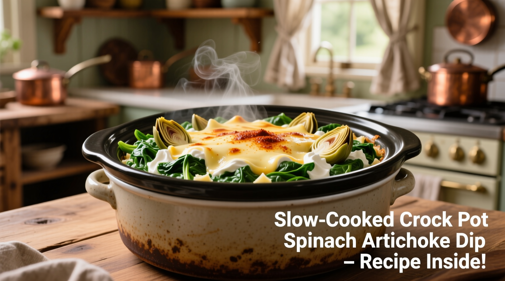 Perfect Crock Pot Spinach Artichoke Dip Recipe in 2 Hours