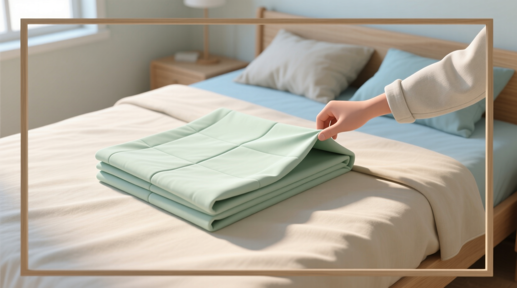 how to fold bed sheets without ending up with a sloppy