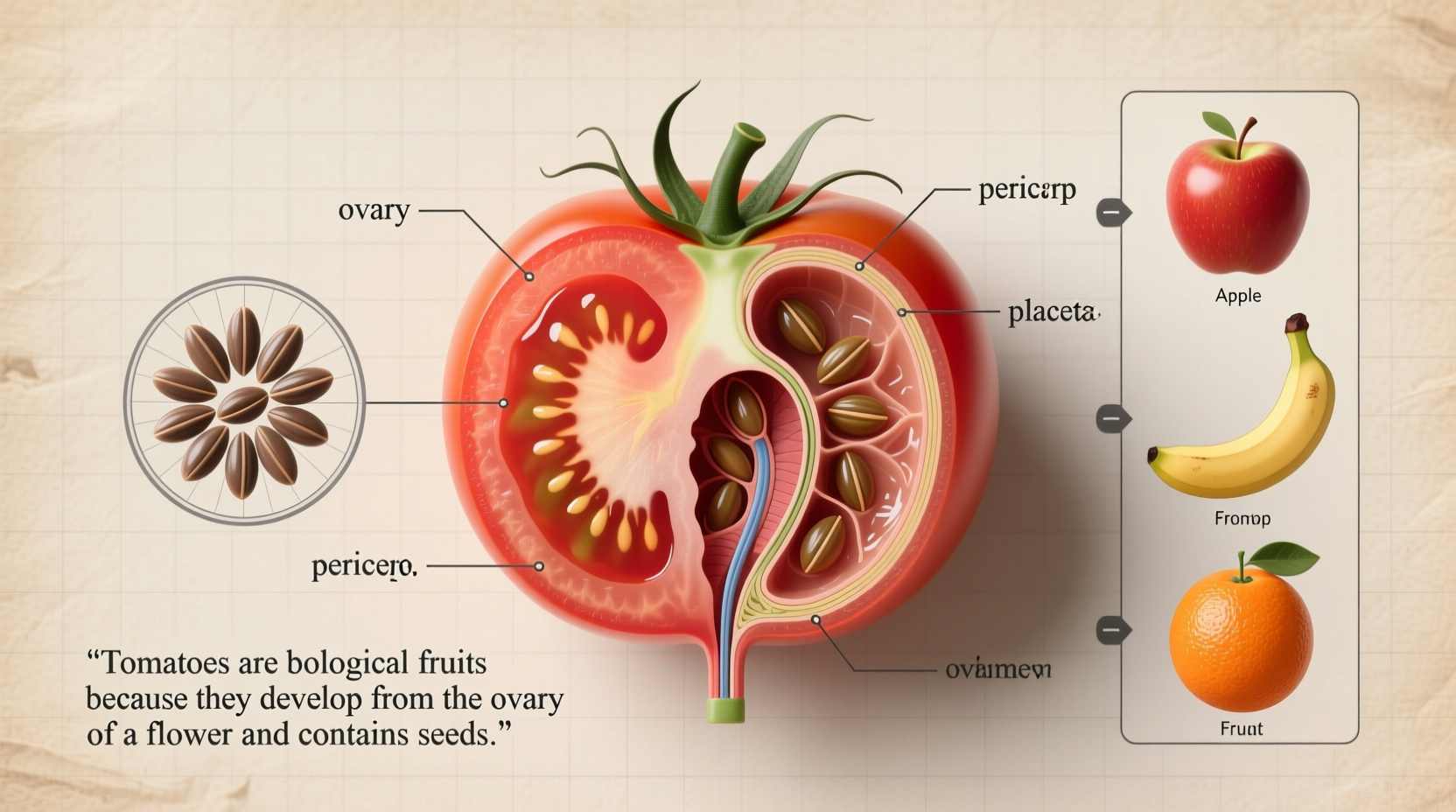 why are tomatoes considered a fruit the science explained