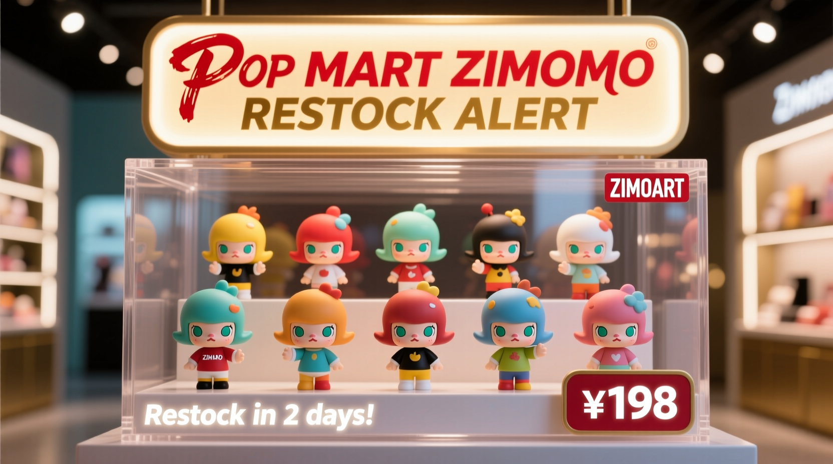 when will popmart restock zimomo