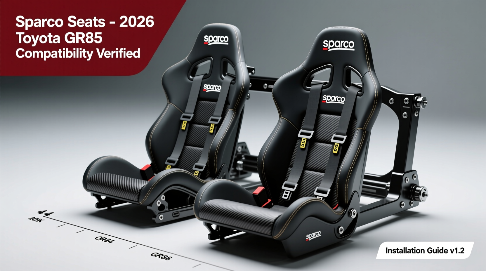 sparco seat gr86 install 2026