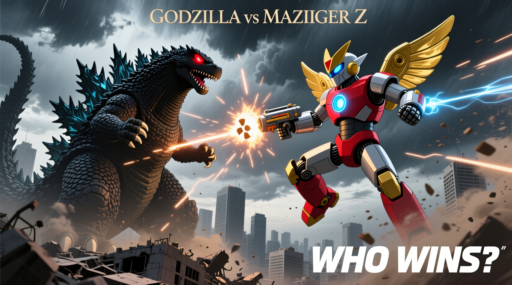 godzilla vs mazinger z who would really win and which toy is cooler