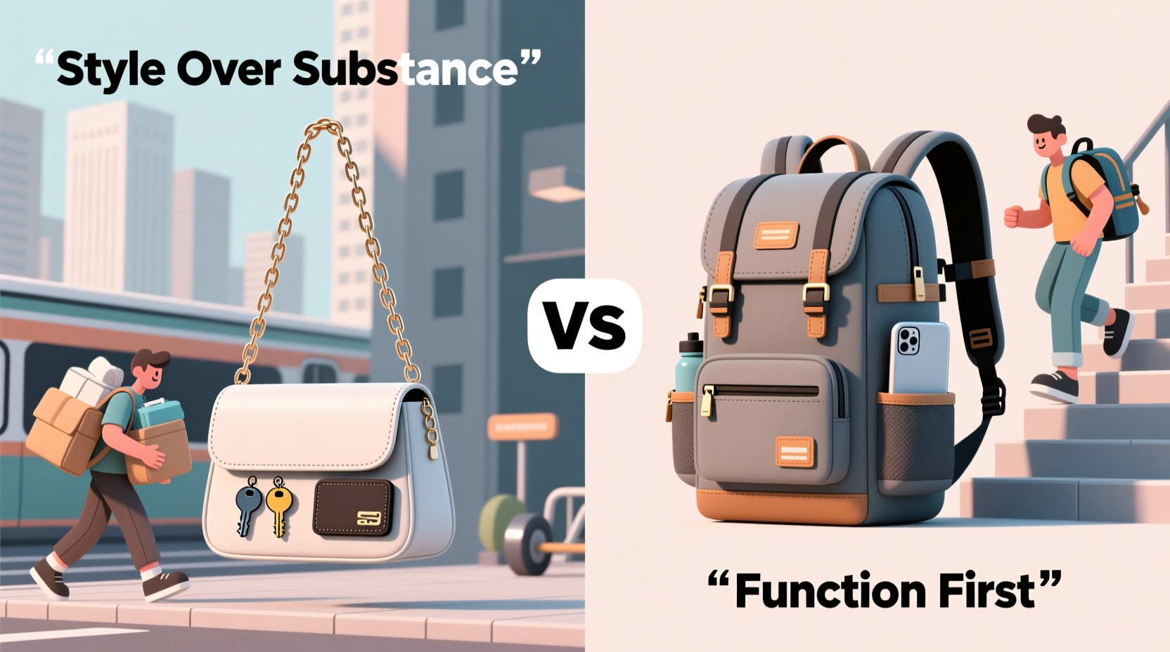 chain bag or backpack which one is actually more useful and does it even matter