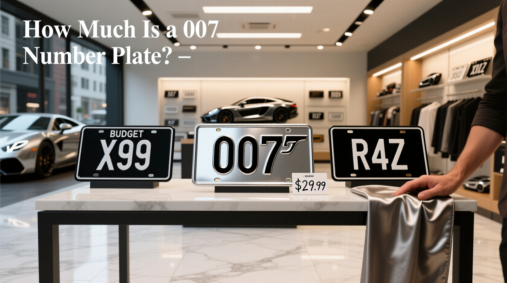 how to choose cheap number plates,How much is a 007 number plate?