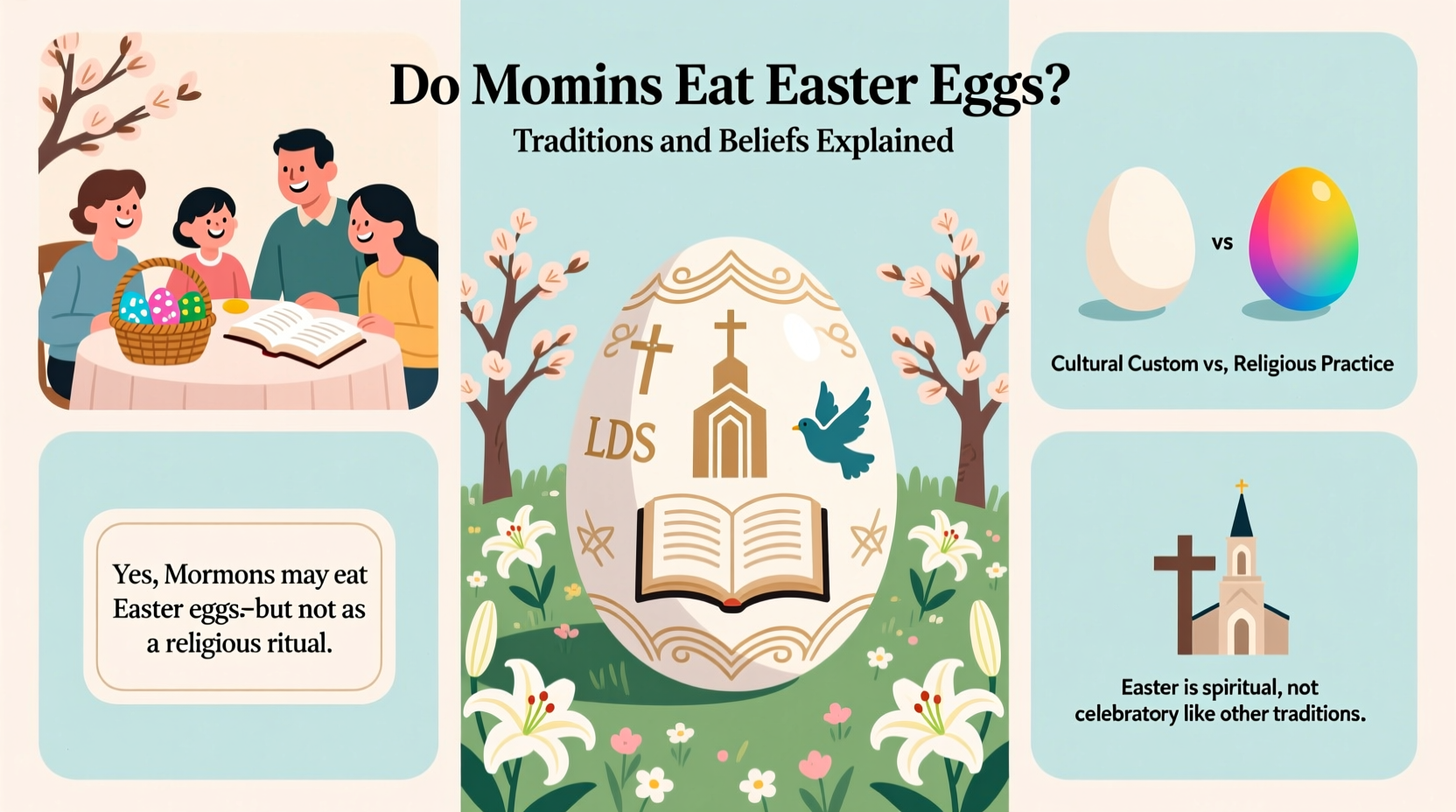 do mormons eat easter eggs