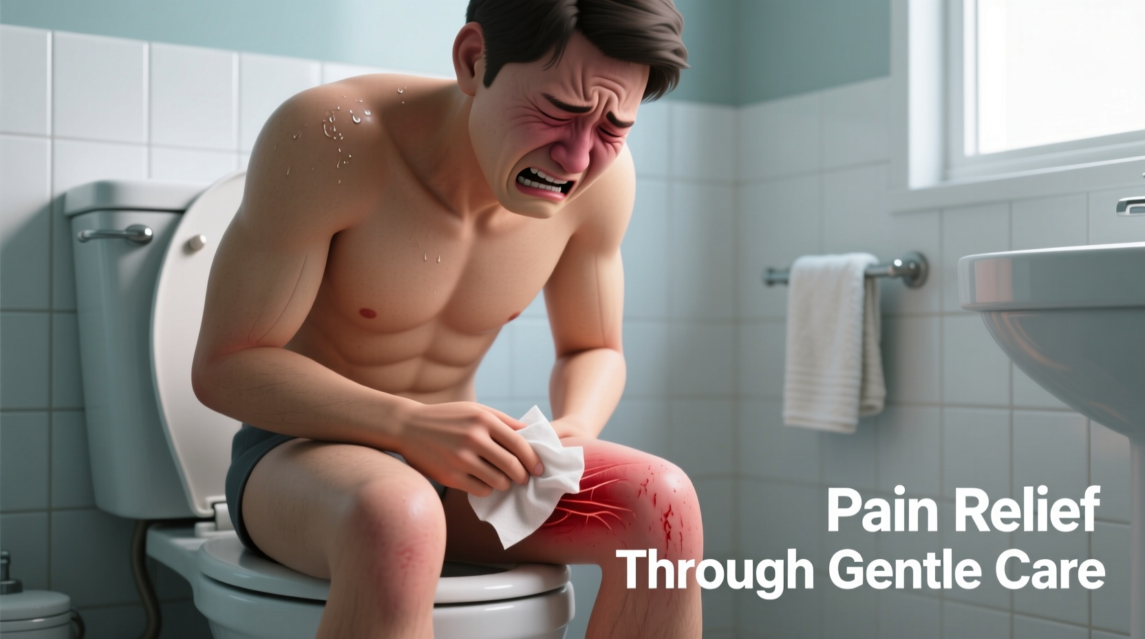 painful wiping after pooping causes treatment relief