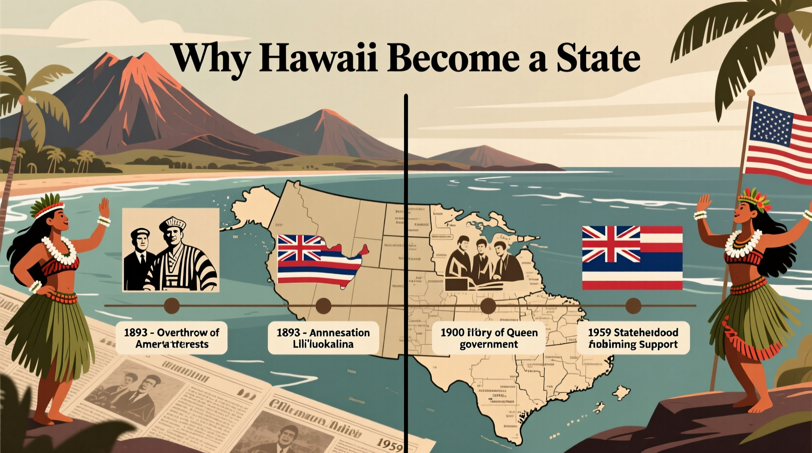 why hawaii became a state key events history explained