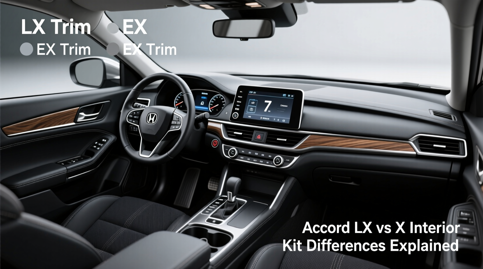 accord lx vs ex interior kit