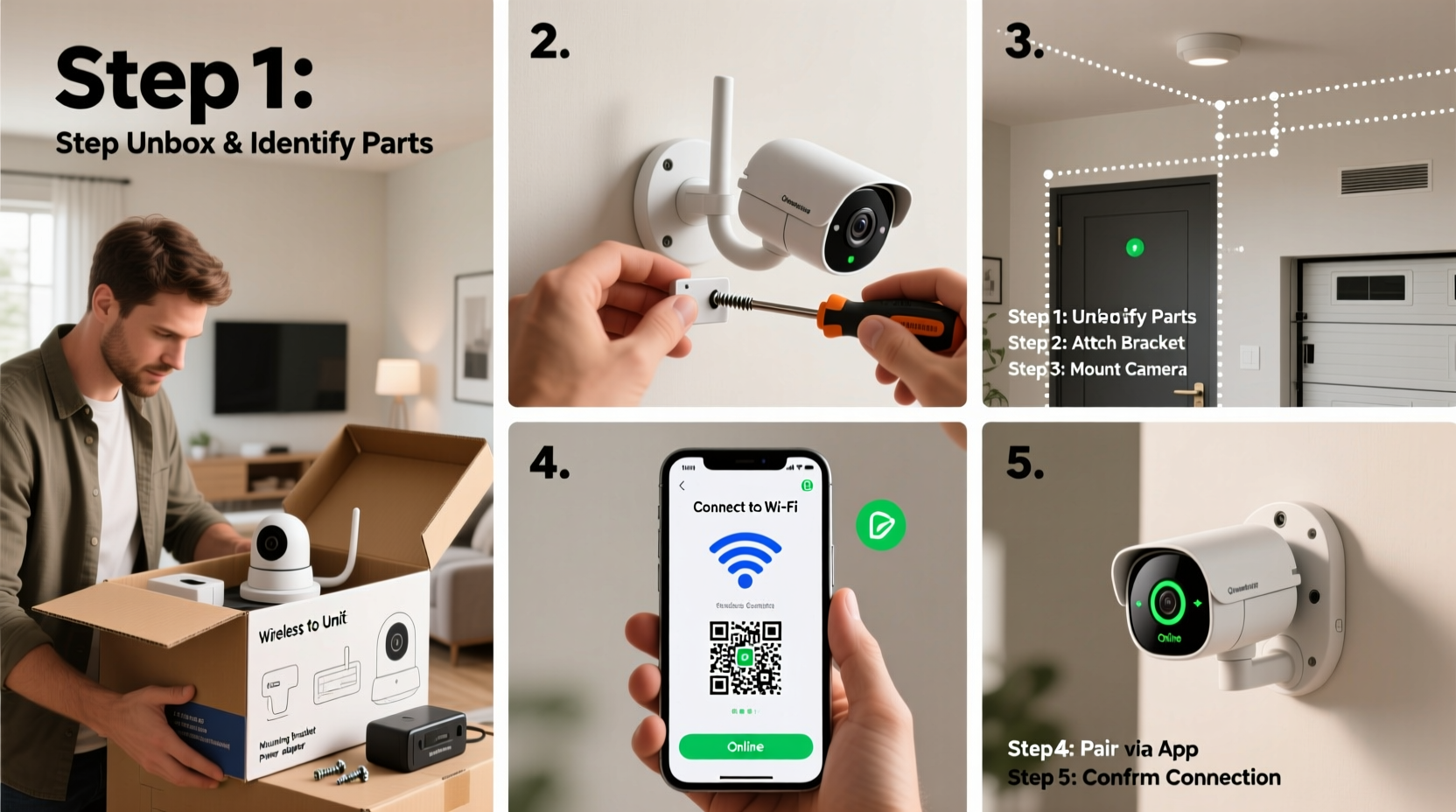 step by step guide to installing wireless cameras for seamless home security