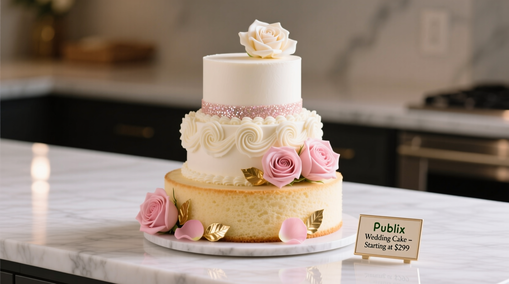 how much is publix wedding cake