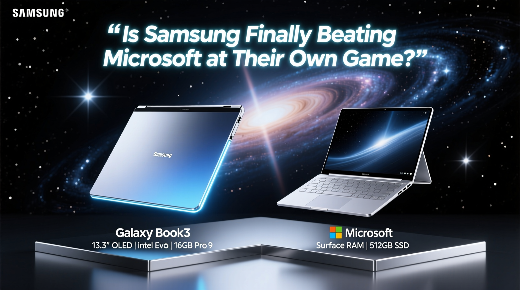 galaxy book 3 vs surface is samsung finally beating microsoft at their own game