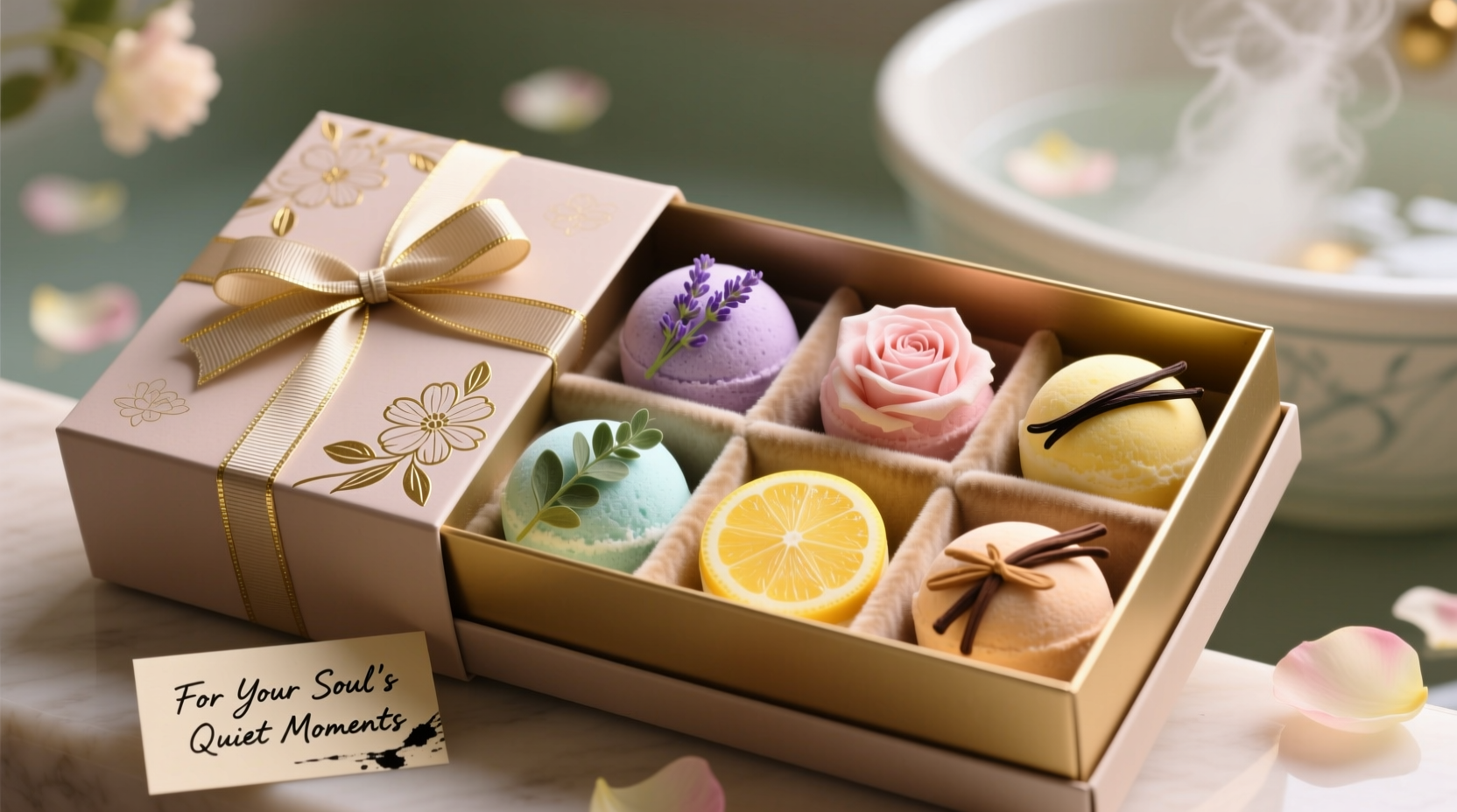 bath bomb gift box sets luxurious relaxation pampering treats