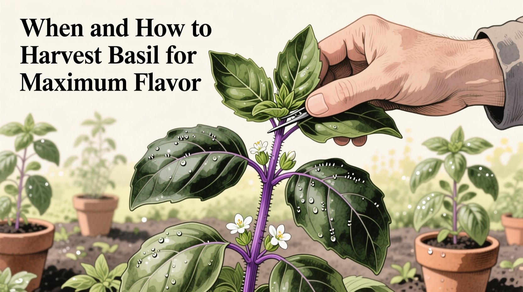When and How to Harvest Basil for Maximum Flavor
