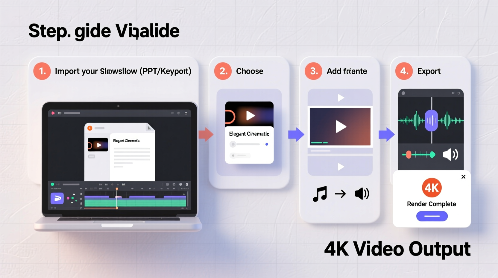 step by step guide converting your slideshow into a high quality video easily