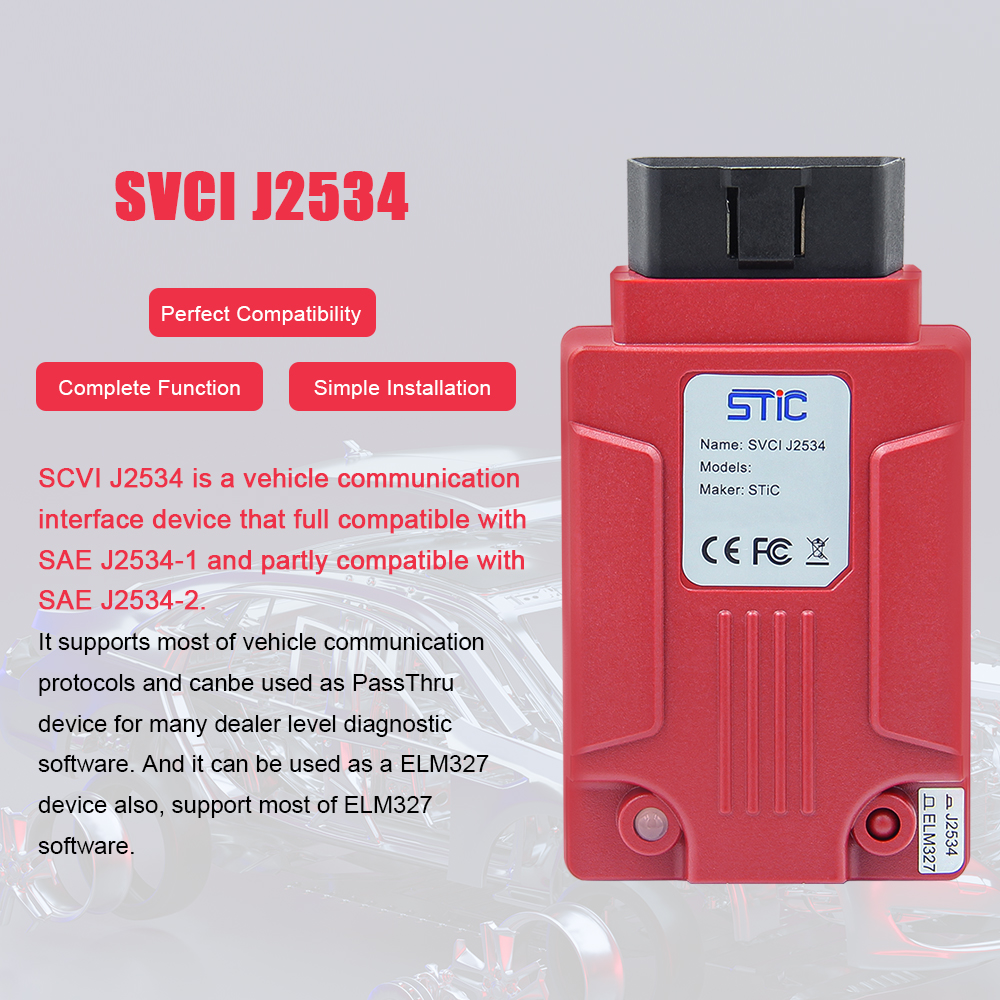 SVCI J2534 Car Diagnostic Tool for Ford for Mazda Support Online Module Programming