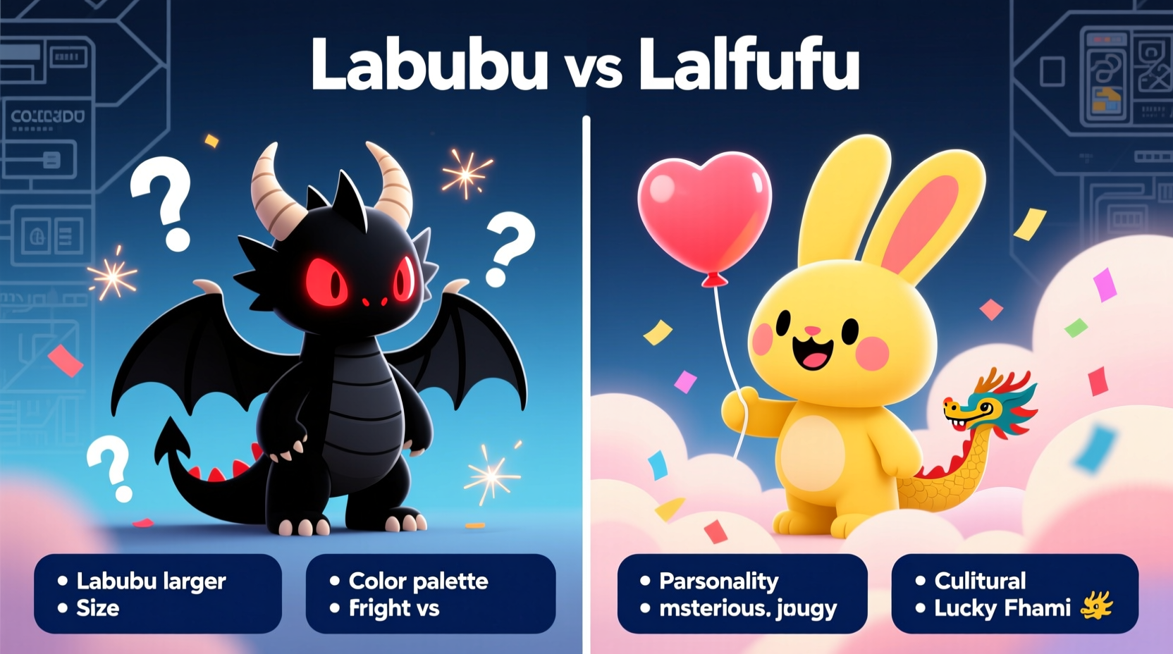 what's the difference of a labubu and a lafufu