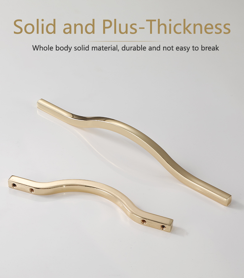 American style Zamak 128Mm Decorative Gold Furniture Hardware Pull Handle For Cabinet//