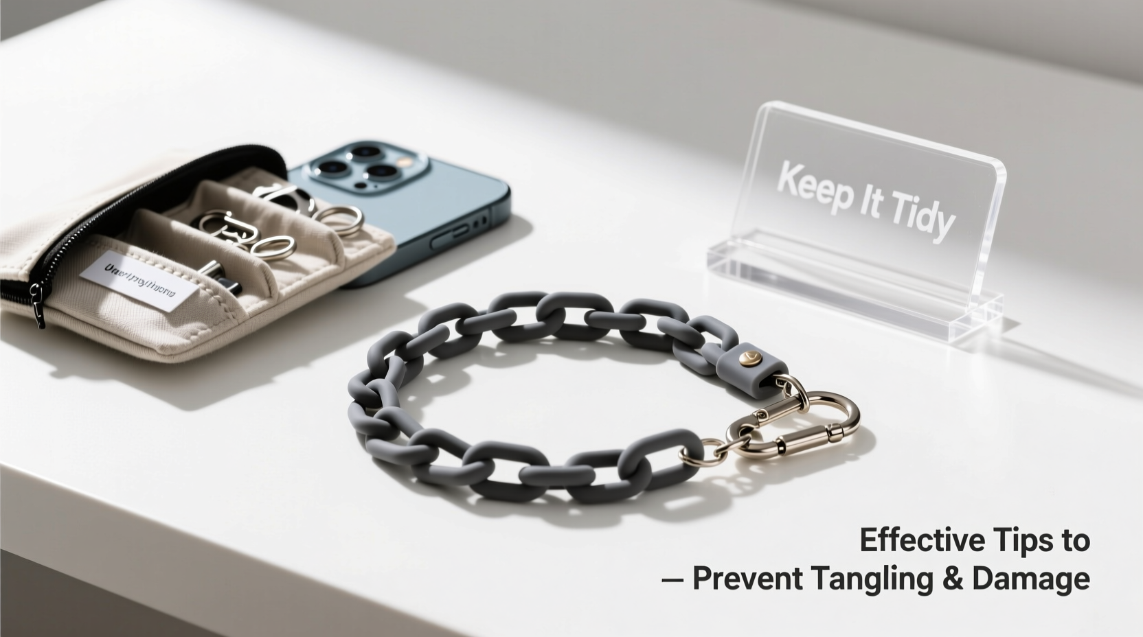 effective tips to prevent your iphone case chain from tangling and damage