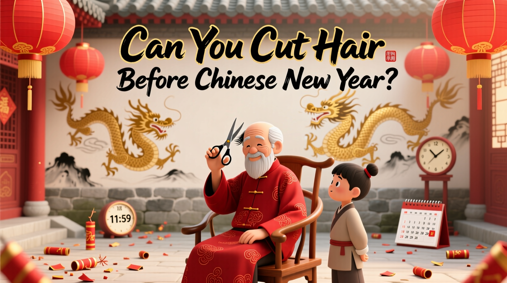 can you cut hair before chinese new year