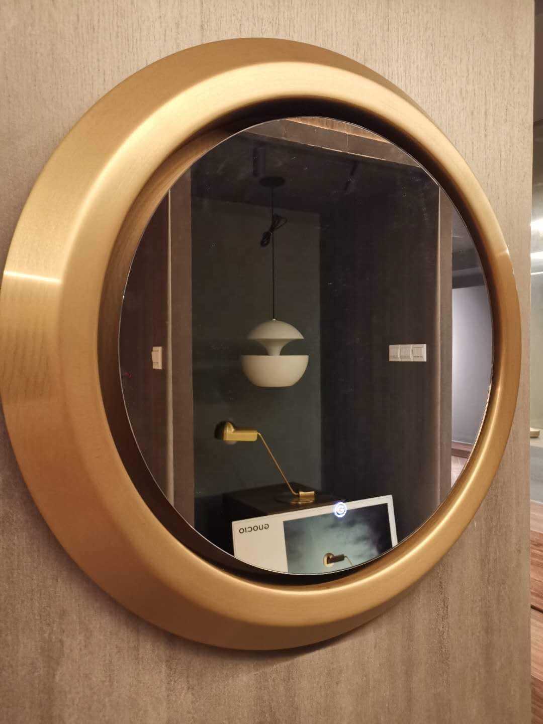 Wall mirror Light orginal design  Aluminum water proof bath room Touching LED Stepless gallery hotel home morden gallery