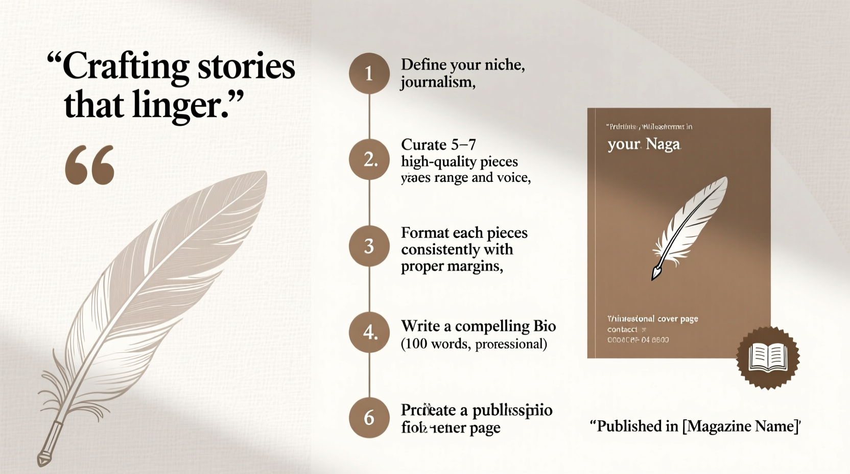 building an impressive writing portfolio a step by step guide for writers