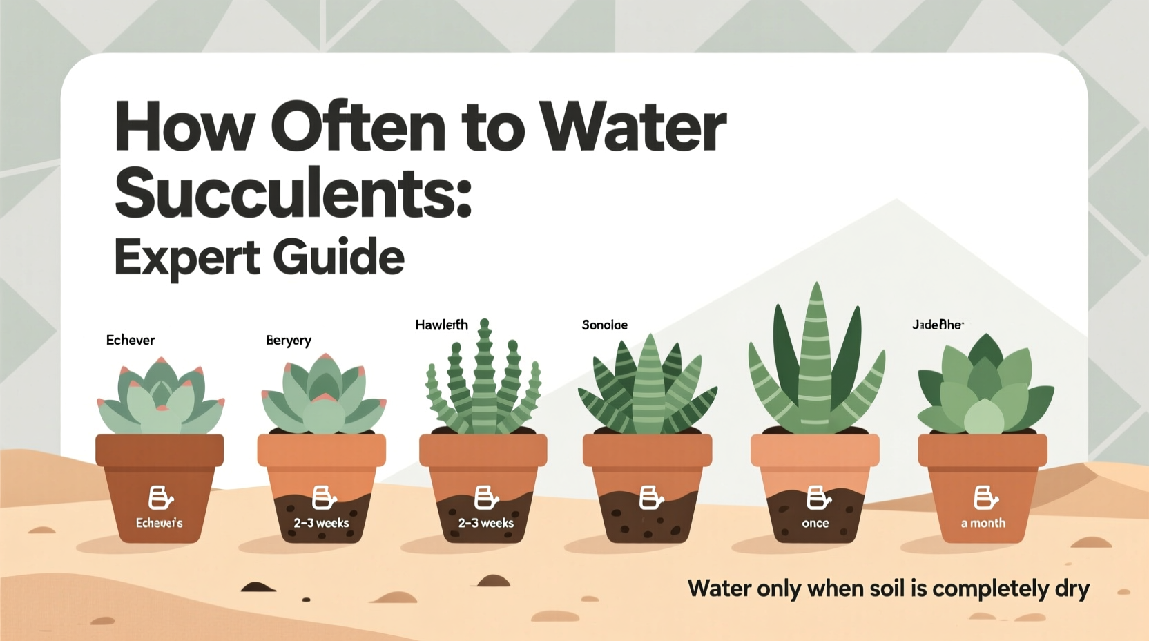 how often should i water my succulent plants