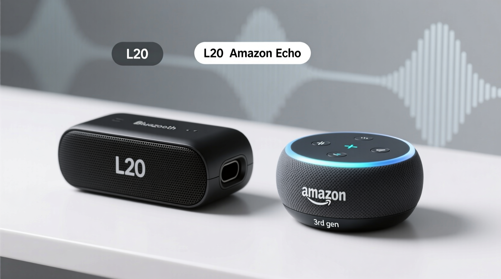 is a regular bluetooth speaker like the l20 really better than an amazon echo for music