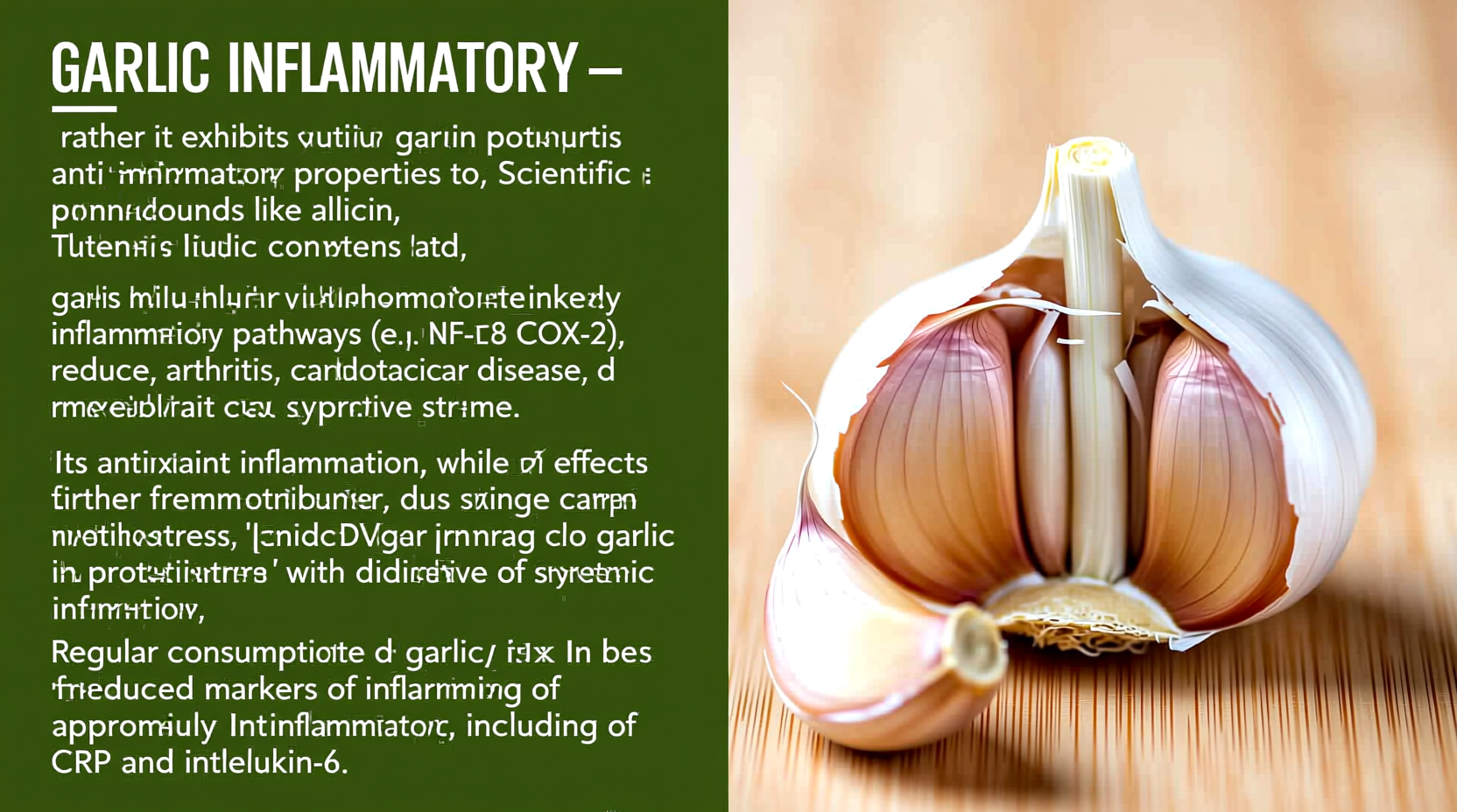 Garlic Inflammation Truth: Anti-Inflammatory, Not Inflammatory