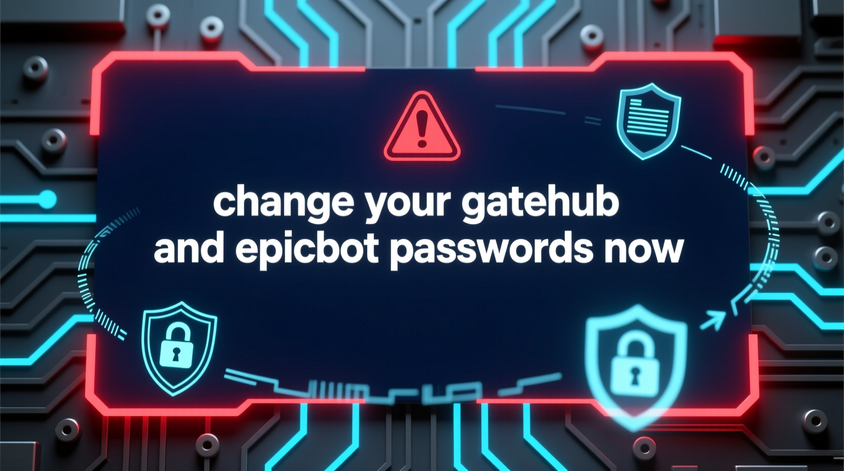 Change Your GateHub and EpicBot Passwords Now: Urgent Security & Efficiency  Action
